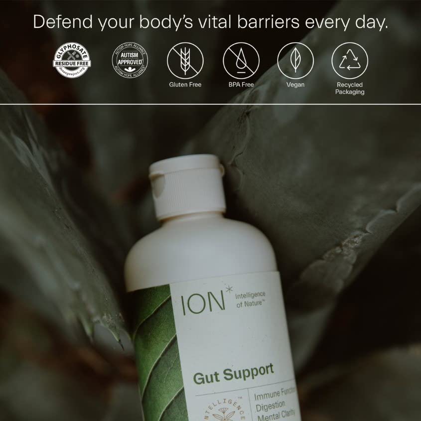 ION* Intelligence of Nature Gut Support Liquid | Promotes Digestive Wellness, Strengthens Immune Function, Alleviates Gluten Sensitivity, Enhances Mental Clarity | 2-Week Supply (8 oz.)