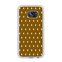Galaxy S7 Edge Case Clear, Pattern, Sports, Designed for Samsung Galaxy S 7 Edge, White, Polka Dots