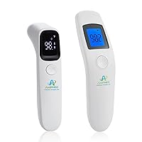 Amplim Premium Bundle Non-Contact Touchless Infrared Digital Forehead Thermometer