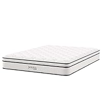 Jenna Innerspring and Foam Mattress-10-Year Warranty, Queen, White