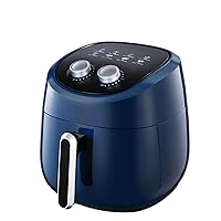 Air Fryer, 4L, Air Fryers for Home Use With One-Touch Digital Screen, Nonstick Basket, Preheat, Shake Remind for Healthy Oil Free Cooking blue