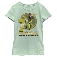 Marvel Girl's 7th Rogue Birthday T-Shirt