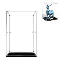 Acrylic Clear Display Case for Lego-76414 - Storage Decorative Box Compatible with (Expecto-Patronum) - 9.8x5.9x13.7 inch