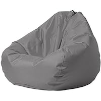 Floating Bean Bag For Pool,Bean Bag Chairs For Adults,Outdoor Waterproof Bean Bag Cover No Filler Garden Beach Camping Swimming Pool Floating Beanbag Pouf Chair Oxford ( Color : Gray , Size : 2XL-D100