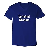 Criminal Maniac - Adult Bella + Canvas 3005 Men's V-Neck T-Shirt