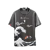 Japan Style Men' -Shirt Streetwear Hip Hop Shirt Men Tshirt Clothing Man