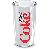 Tervis Coca-Cola - Diet Coke Insulated Tumbler with Wrap, 24oz, Clear