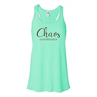 Chaos Coordinator/Ladies Tank/Women's Racerback/Soft Bella Canvas/Gift for Her/Trendy Apparel/Athletic Wear