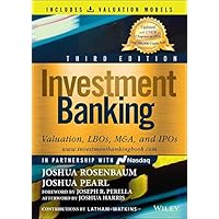 Investment Banking: Valuation, LBOs, M&A, and IPOs (Book + Valuation Models) (Wiley Finance) Investment Banking: Valuation, LBOs, M&A, and IPOs (Book + Valuation Models) (Wiley Finance) Hardcover Kindle Audible Audiobook Audio CD