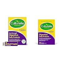 Culturelle Pro Strength Daily Probiotic Digestive Health Capsules 60 Count Daily Probiotic Capsules Digestive Health 30 Count