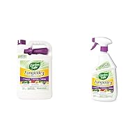 Garden Safe Fungicide3 & Fungicide, Prevents Fungal Diseases, Controls Black Spot, Rust and Powdery Mildew, Aphids, Whiteflies, Spider Mites, (RTU Spray) 24 fl Ounce