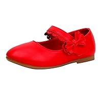 Girl Shoes Small Leather Shoes Single Shoes Children Dance Shoes Girls Performance Shoes Big Girls Size 2 Shoes