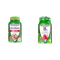 Vitafusion Melatonin 10mg Gummy Supplements 100 Count B12 Gummy Vitamins Raspberry Flavor 60 Count