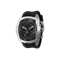 Invicta Men's Lupah 47mm Silicone Quartz Watch, Black (Model: 43638)