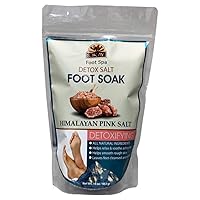 Himalayan Pink Salt Soothing Mineral Soak Leaves Feet Feeling Cleansed,Refreshed and Relaxed No Parabens,No Silicones,No Sulfates For All Skin Types Made In USA 16oz
