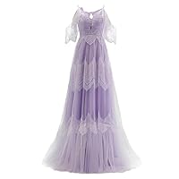 Women's Boho Lace Wedding Dresses with Sleeves Spaghetti Strap Wedding Brides Gown