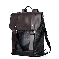 Mens Leather Messenger Bags Vintage Travel Backpacks Laptop Briefcases Shoulder Bags