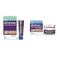 Advanced Scar Gel and Mederma PM Intensive Overnight Scar Cream Bundle