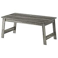 Furinno Beginning Coffee Table, French Oak Grey , 19.45D x 35.59W x 15.63H in