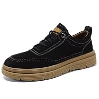 Men's Work & Safety Shoes Lerther Autumn Low-top Lace Up for Male Winter Cotton Padded Outside Handmade Casual Leisure Fashion Round-Toe Warm