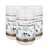 (Pack of 3) Hi Well Premium Grass-Fed Colostrum Choco Milk 150 Tablets New Zealand Bovine Colostrum