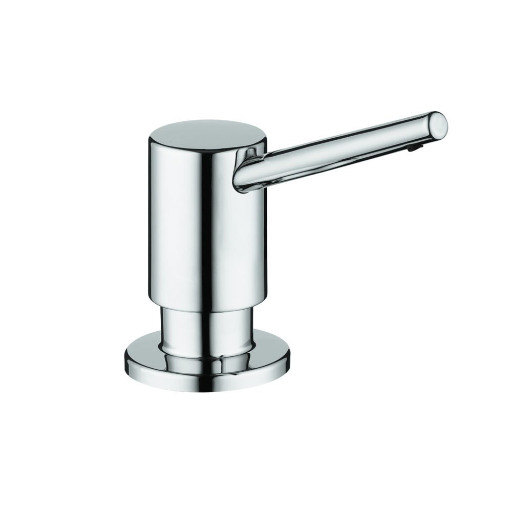 hansgrohe Bath and Kitchen Sink Soap Dispenser, Contemporary Premium Modern in Chrome, 04539000 Small