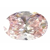 Fancy Light Pink VVS1 Oval Cut 1.01 CT Loose Natural Diamond GIA Certified
