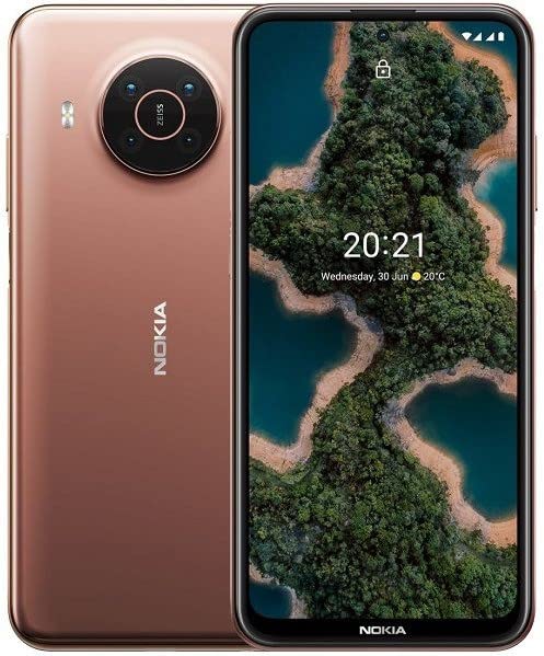 Nokia X20 5G Dual 128GB 8GB RAM Factory Unlocked (GSM Only | No CDMA - not Compatible with Verizon/Sprint) International Version - Midnight Sun