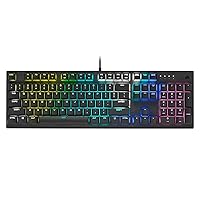 Corsair K60 RGB Pro Mechanical Gaming Keyboard - CHERRY Mechanical Keyswitches - Durable AluminumFrame - Customizable Per-Key RGB Backlighting (Renewed)