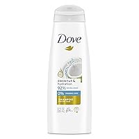 Dove Nutritive Solutions Coconut & Hydration Shampoo, 12 fl oz (Pack of 2)