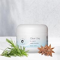Yellow Silver Clear Clay for Curly Hair Mask 100 ml | Aniseed & Rosemary Deep Nourishment Healing, Natural Conditioning, Hydrates, Made Safe