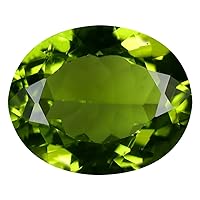 3.31 ct Oval Cut (11 x 9 mm) Pakistan Green Peridot Natural Loose Gemstone