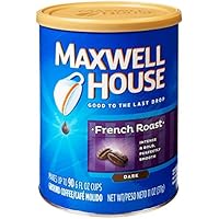 Maxwell House French Roast Dark Roast Ground Coffee (11 oz Bag) (Pack of 4)