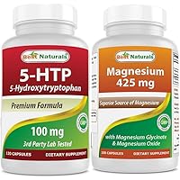 5-HTP (5-hydroxytryptophan) 100 mg & Magnesium Glycinate 425 mg