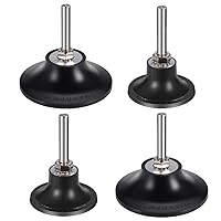 4 Pack 2”, 3” Disc Pad Holder with 1/4” Shank, Polishing Round Rotating Tools, Ancirs
