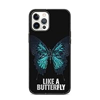 Digital Butterfly Eco iPhone Case. Eco Friendly Biodegradable iPhone 12 Pro Max.