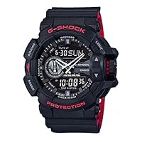 [Casio] CASIO [Not The Box Outlet] Shock G-Shock Overseas Model Waterproof Black Red Black X Red Ga – 400hr – DC V, 1 A Watch [parallel import goods]