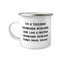 Beautiful Landscape Architect Gifts, I'm a Tattooed Landscape Architect. Just, Perfect 12oz Camper Mug For Friends From Boss, Landscape design, Landscaping, Architecture, Garden design, Green space