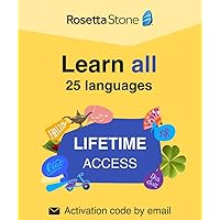 Rosetta Stone Learn UNLIMITED Languages | Lifetime Access - Learn 24 Languages | PC/Mac/iOS/Android Online Code Rosetta Stone Learn UNLIMITED Languages | Lifetime Access - Learn 24 Languages | PC/Mac/iOS/Android Online Code Online Code