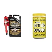 Spectracide Terminate Termite & Carpenter Ant Killer, Localized Control Termite Spray, Kills Wood-Destroying Insects, 1.33 Gal & Harris Termite Treatment