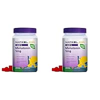 Natrol Kids Melatonin Sleep Aid Gummy, 1mg, Supplement for Children, Ages 4 and up, 140 Berry Flavored Gummies (Pack of 2)