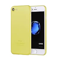 UltraSlim Case for iPhone SE (2020) / iPhone 8/7 (4.7 inch) Fine Matte Feather Light Skin Protective Cover - Yellow