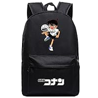 Anime Detective Conan Cosplay Backpack Casual Daypack Day Trip Travel Hiking Bag Carry on Bags Black /19