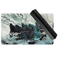 The Nine (Stitched) and MatShield Bundle - MTG Playmat by Anato Finnstark, LOTR - Compatible for Magic The Gathering Playmat - Play MTG,TCG - Original Play Mat Art Designs & Accessories