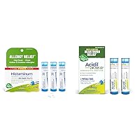Boiron Homeopathic Allergy Relief (240 Pellets) and Acid Reflux Relief (160 Pellets) Bundle