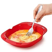 Silicone Microwave Oven Omelette Mold Tool Egg Roll Baking Tray Egg Roll Maker Kitchen Baking Accessories Pizza