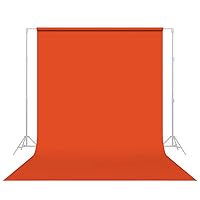 Savage Seamless Paper Photography Backdrop - Color #82 Tangelo, Size 107 Inches Wide x 36 Feet Long, Backdrop for YouTube Videos, Streaming, Interviews and Portraits - Made in USA