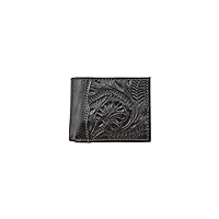 American West Men's Bi-Fold Leather Wallet