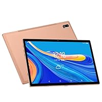 P30 10.1 inch Portable Tablet MTK6762 Processor 4GB+64GB Memory 1280 * 800 Resolution Android 11.0 System Rose Gold US Plug,10.1 inch Tablet