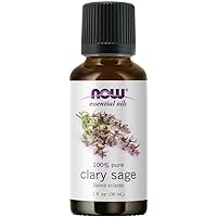 Essential Oils, Clary Sage Oil, Focusing Aromatherapy Scent, Steam Distilled, 100% Pure, Vegan, Child Resistant Cap, 1-Ounce